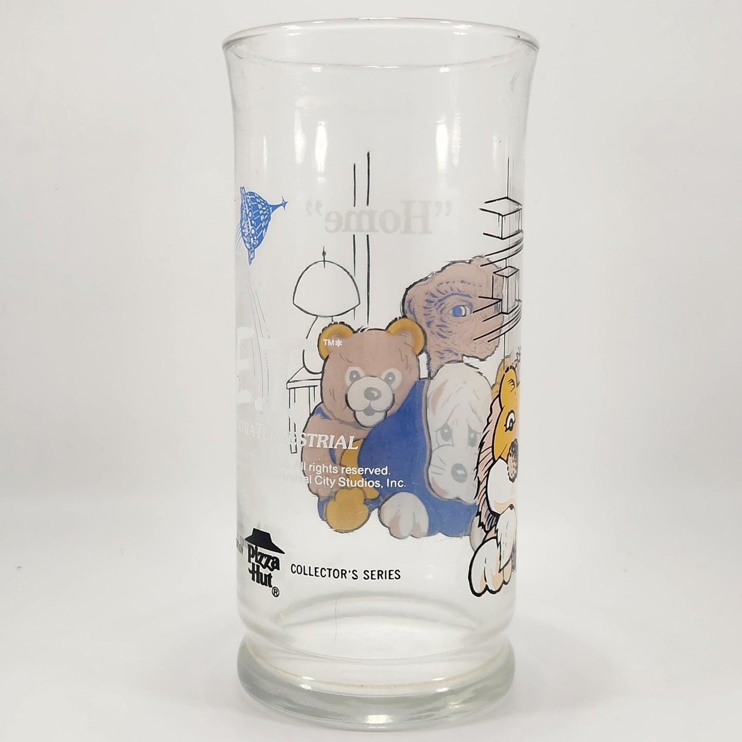 Vintage 1982 E.T. "HOME" Glass | Pizza Hut Limited Edition Collector’s Series
