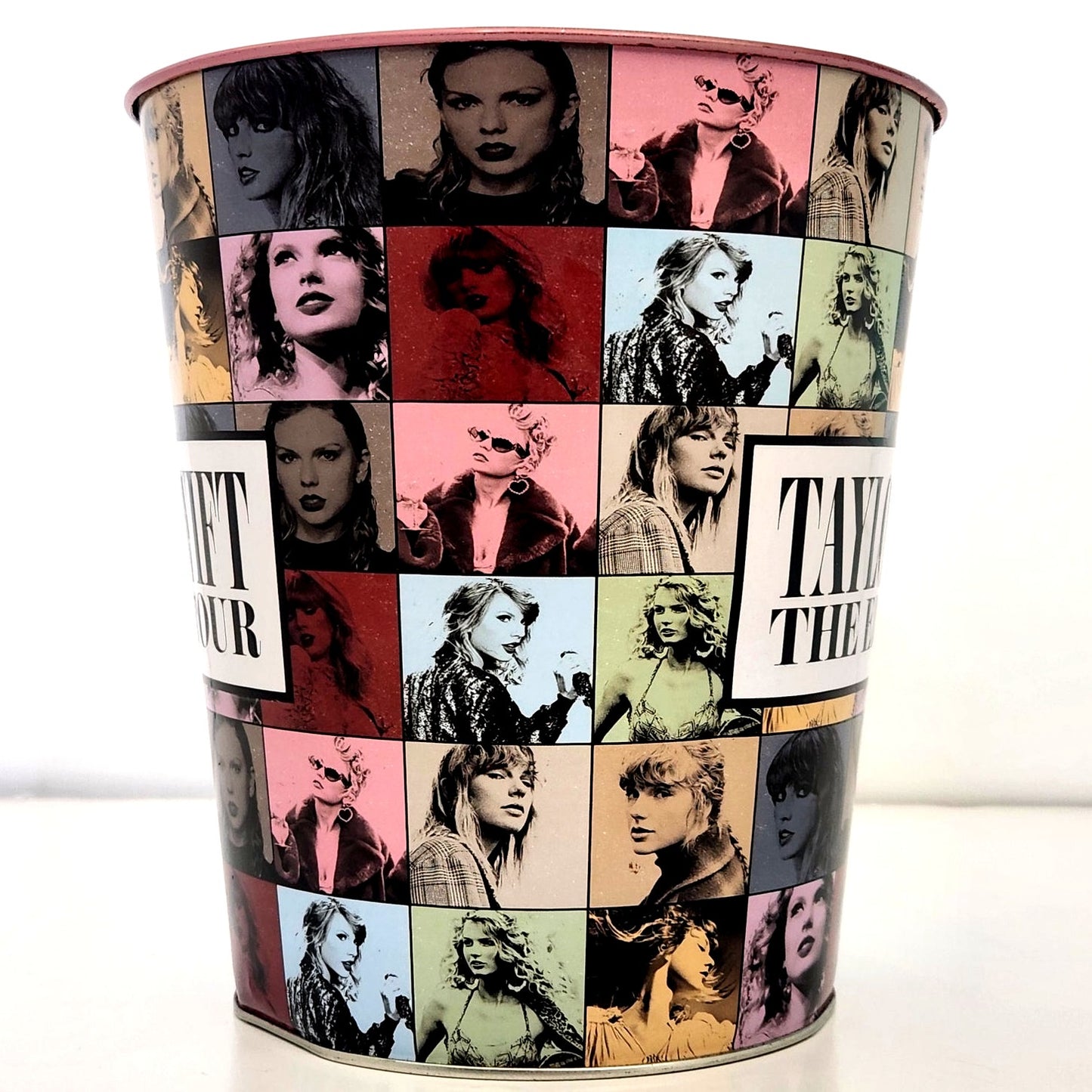 Taylor Swift The Eras Tour Metal Popcorn Bucket – Collectible Concert Souvenir | Kids Home