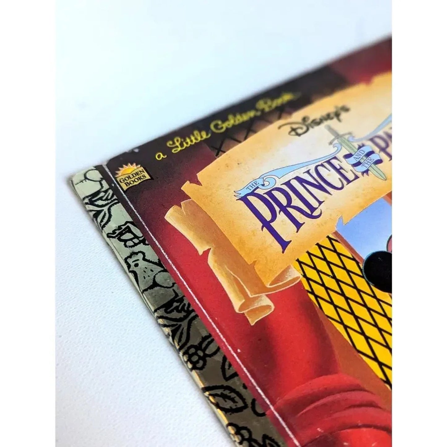 1996 Disney Little Golden Book “The Prince and the Pauper” – Mickey Mouse & Goofy Classic