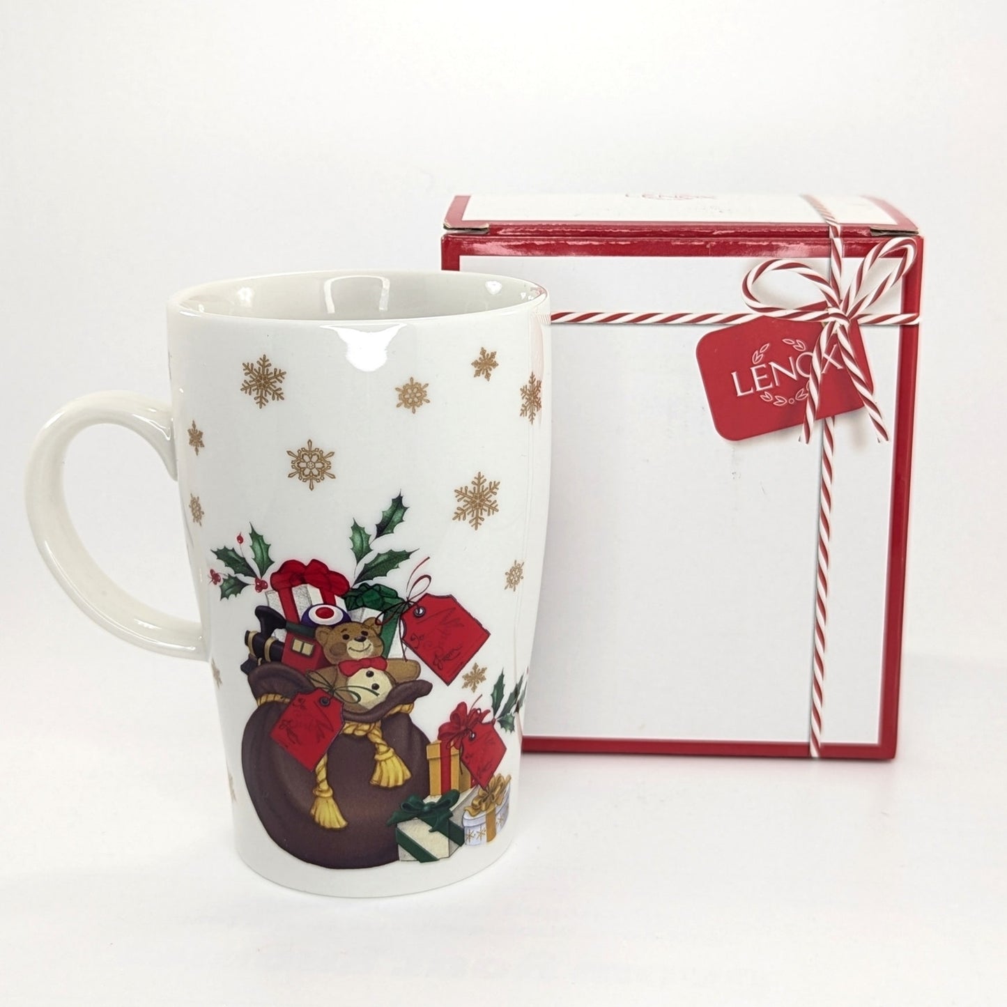 Lenox Christmas Heat Changing Santa Magic Mug – 14 oz Porcelain Holiday Coffee Cup, New in Box | Home