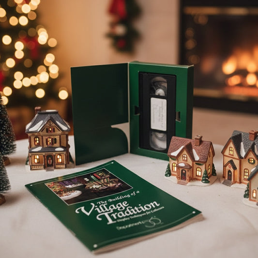 Department 56 “The Building of a Village Tradition” VHS & Booklet (1994) | Display Techniques Guide | D56 Collector Manual | Vintage Video