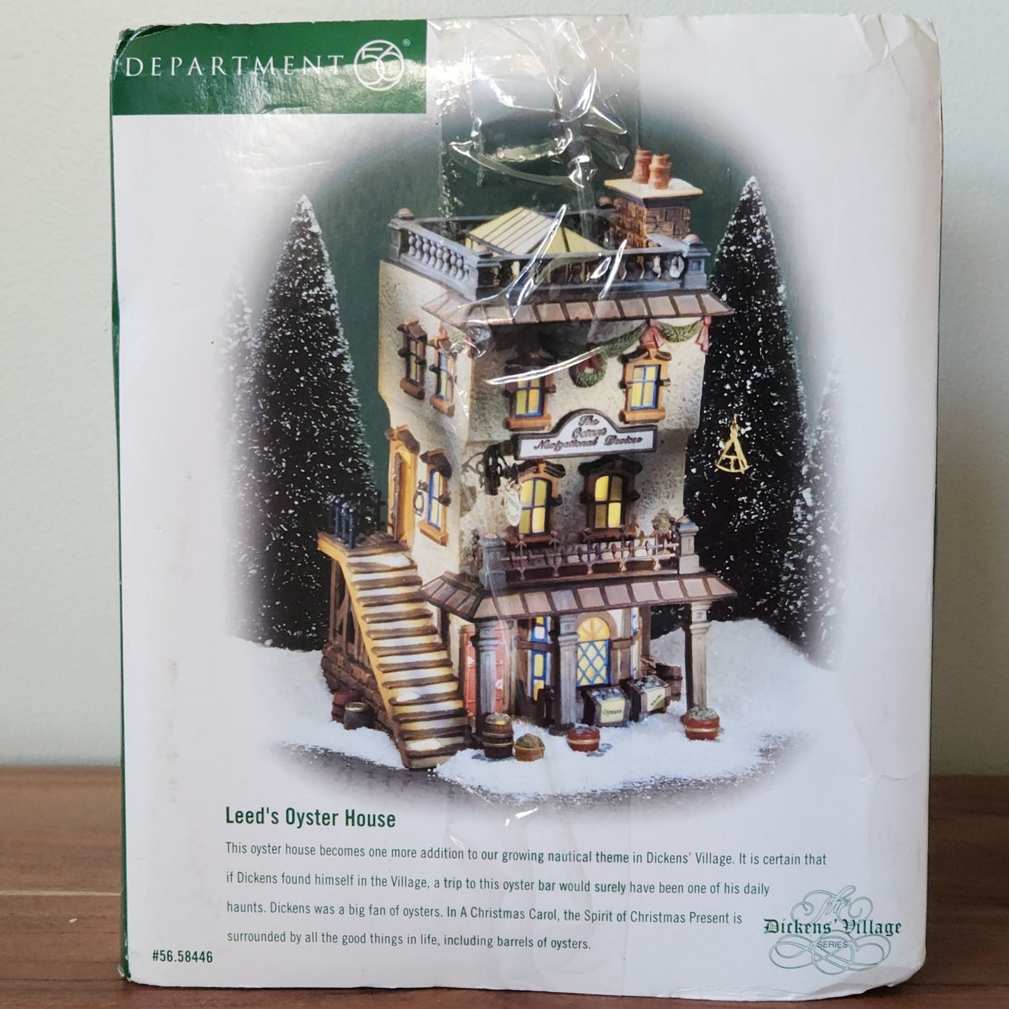 Leed’s Oyster House – Dickens’ Village – Department 56 (1999) - New in Box!