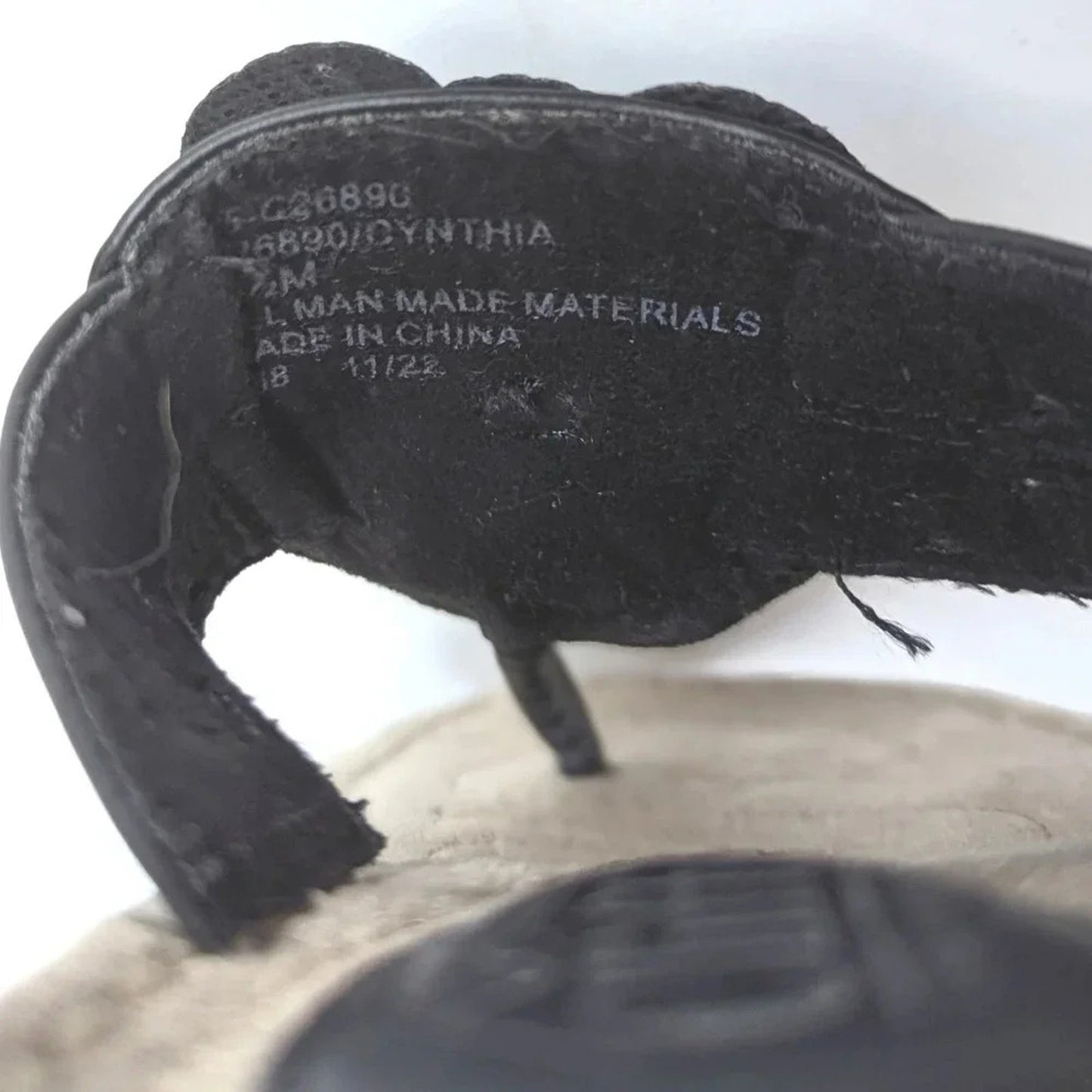 🖤 Cliffs By White Mountain Women’s Black Cynthia Sandals – Memory Foam Comfort – Womens Size 6.5