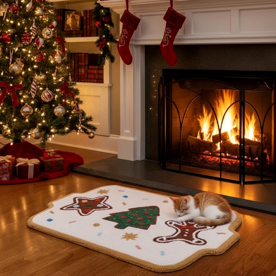 Gingerbread Cookie Holiday Rug | Limited Collector Edition | 2′×3′ (NWT)