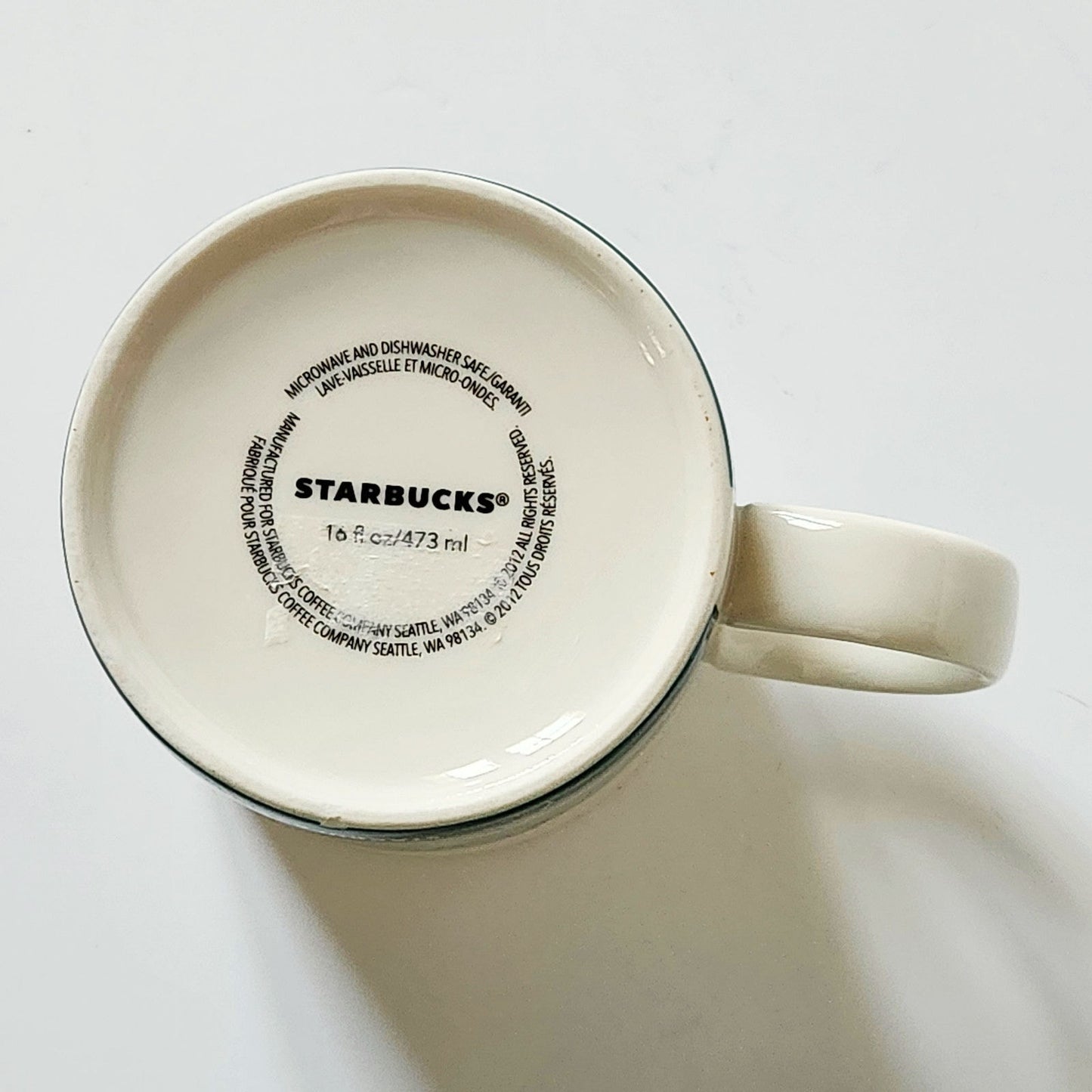 RARE Starbucks Florida Mug – 16 oz – Alligator & Heron Everglades Landscape – Collectible State Series